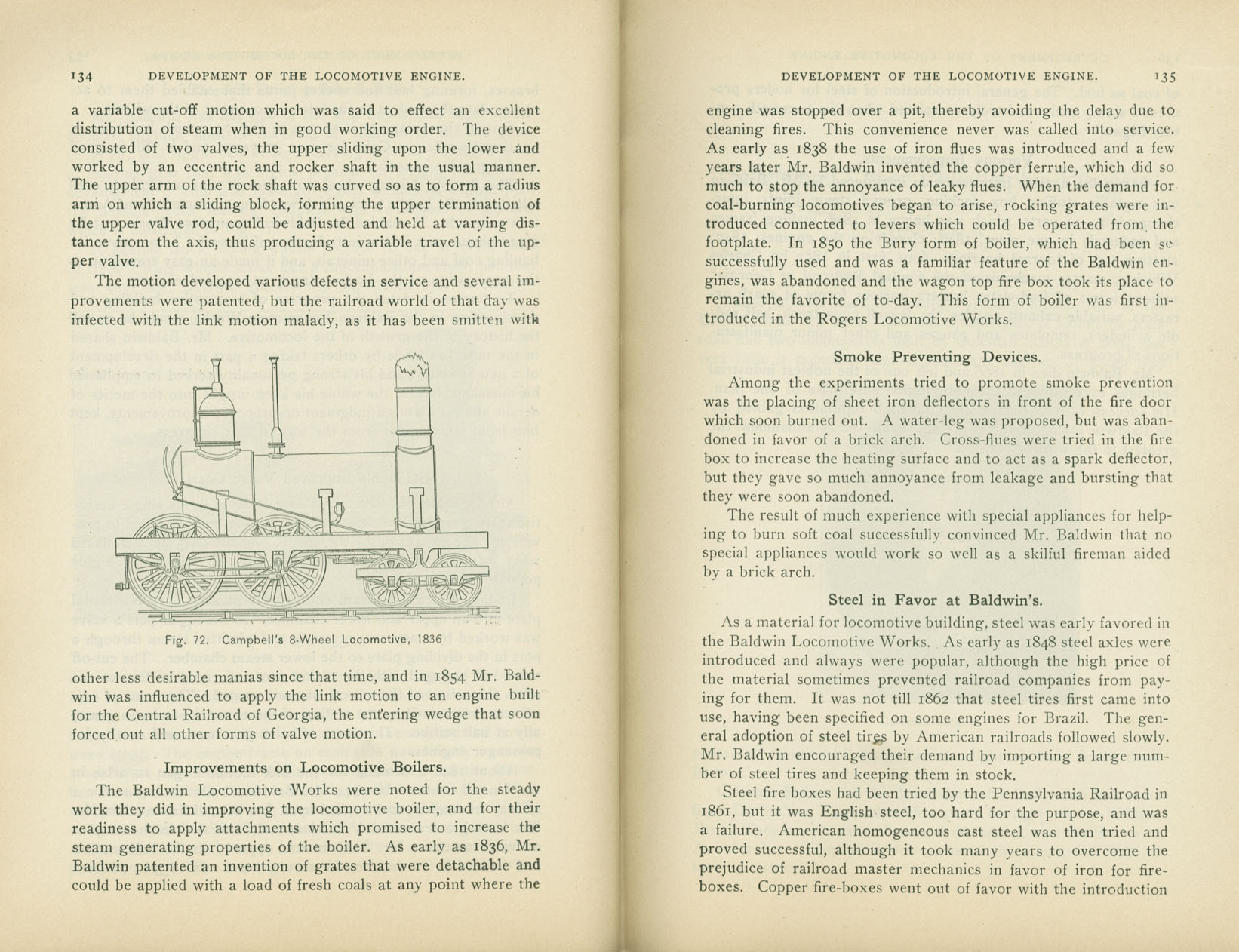 Development of the Locomotive Engine