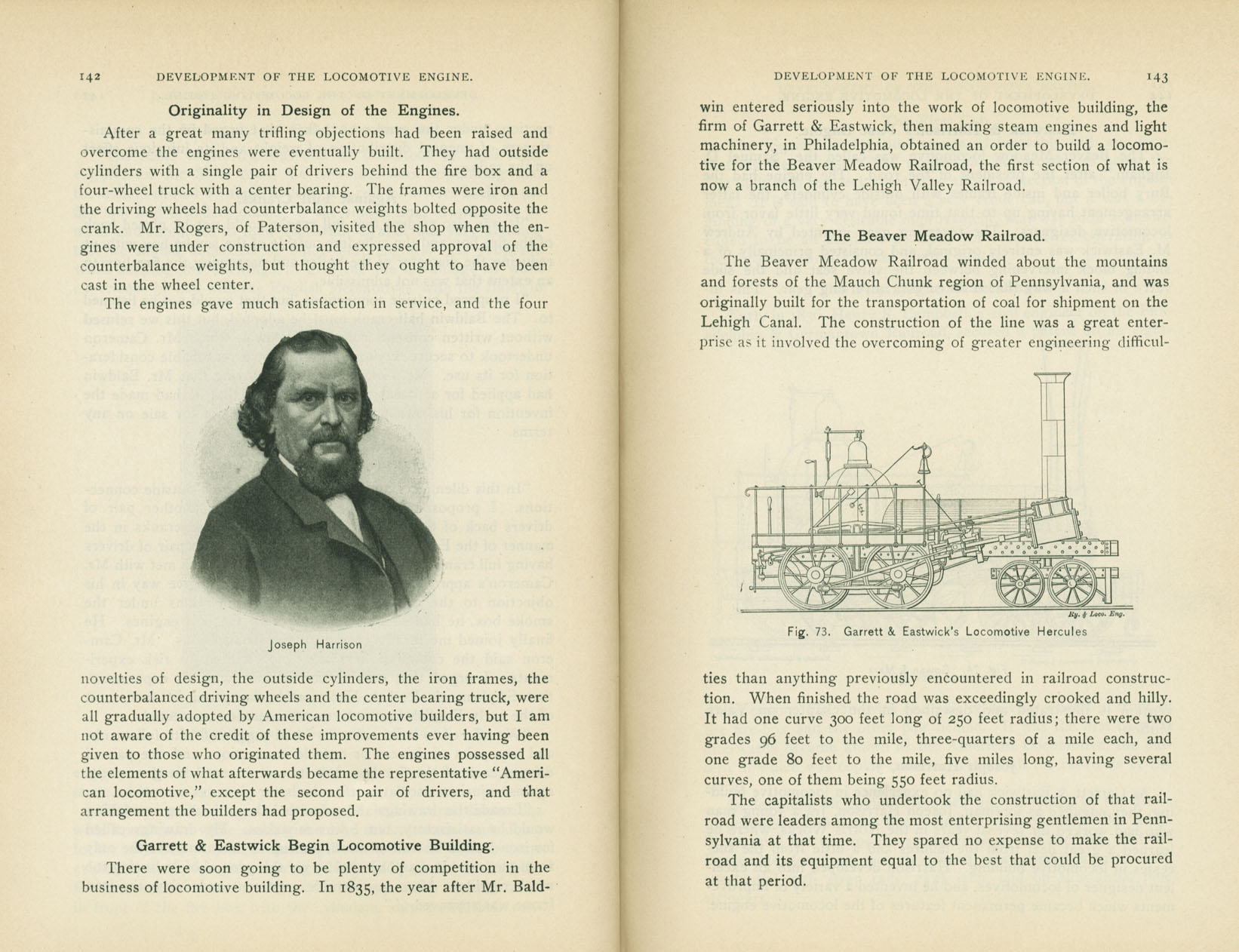 Development of the Locomotive Engine