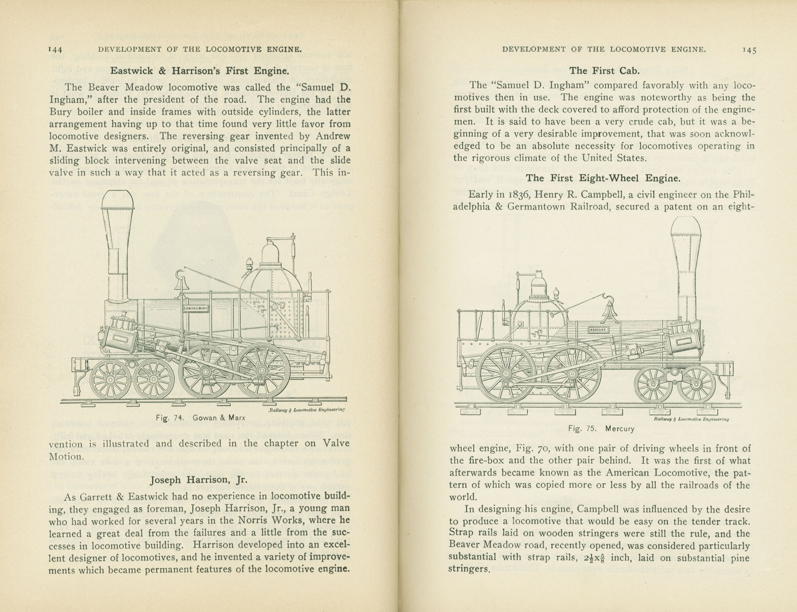 Development of the Locomotive Engine