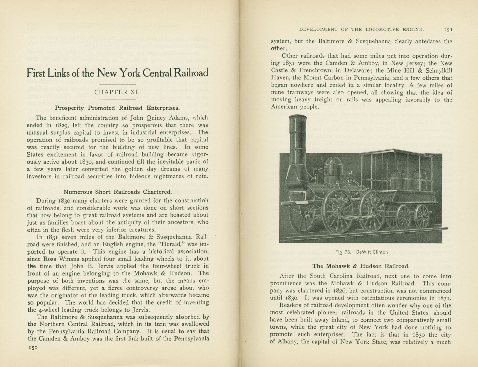 Development of the Locomotive Engine