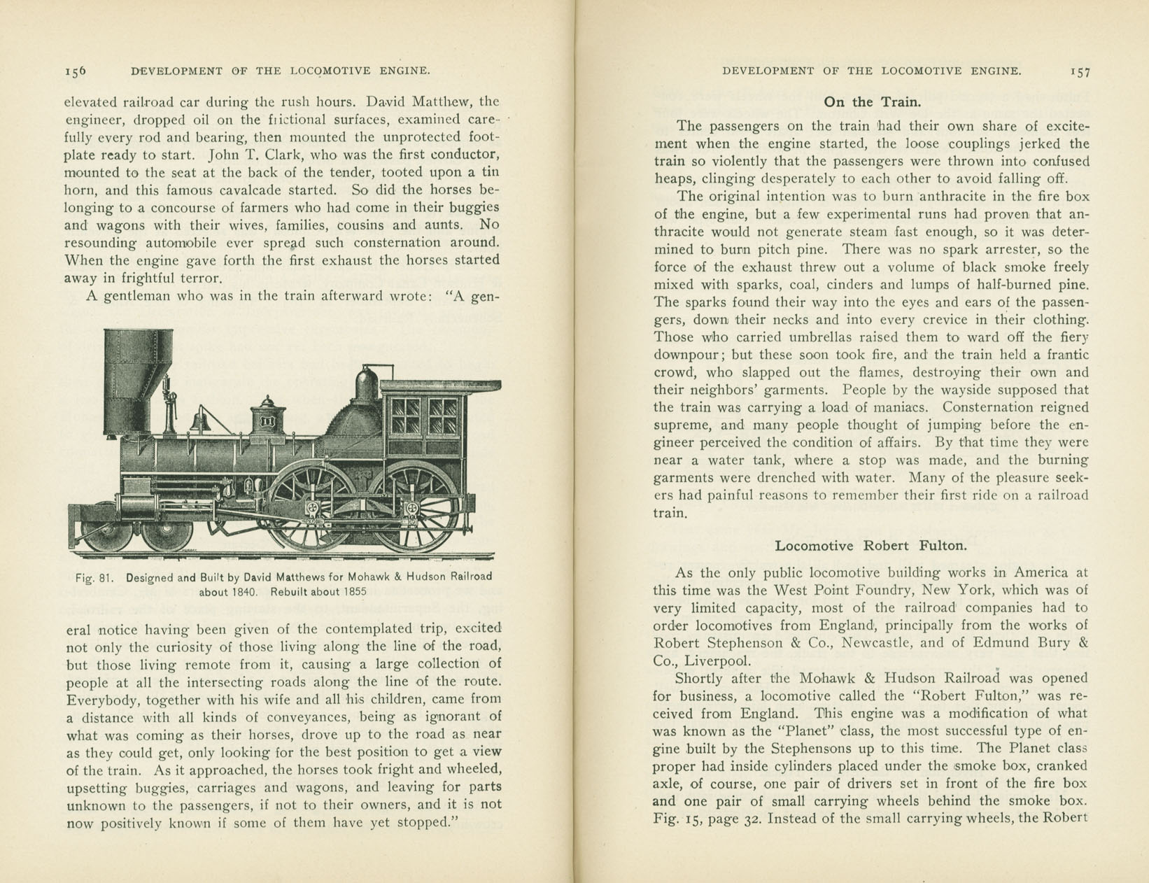 Development of the Locomotive Engine