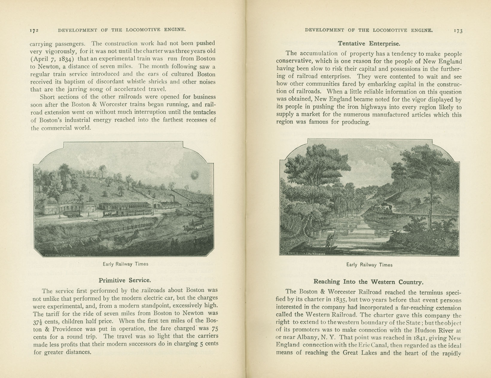 Development of the Locomotive Engine