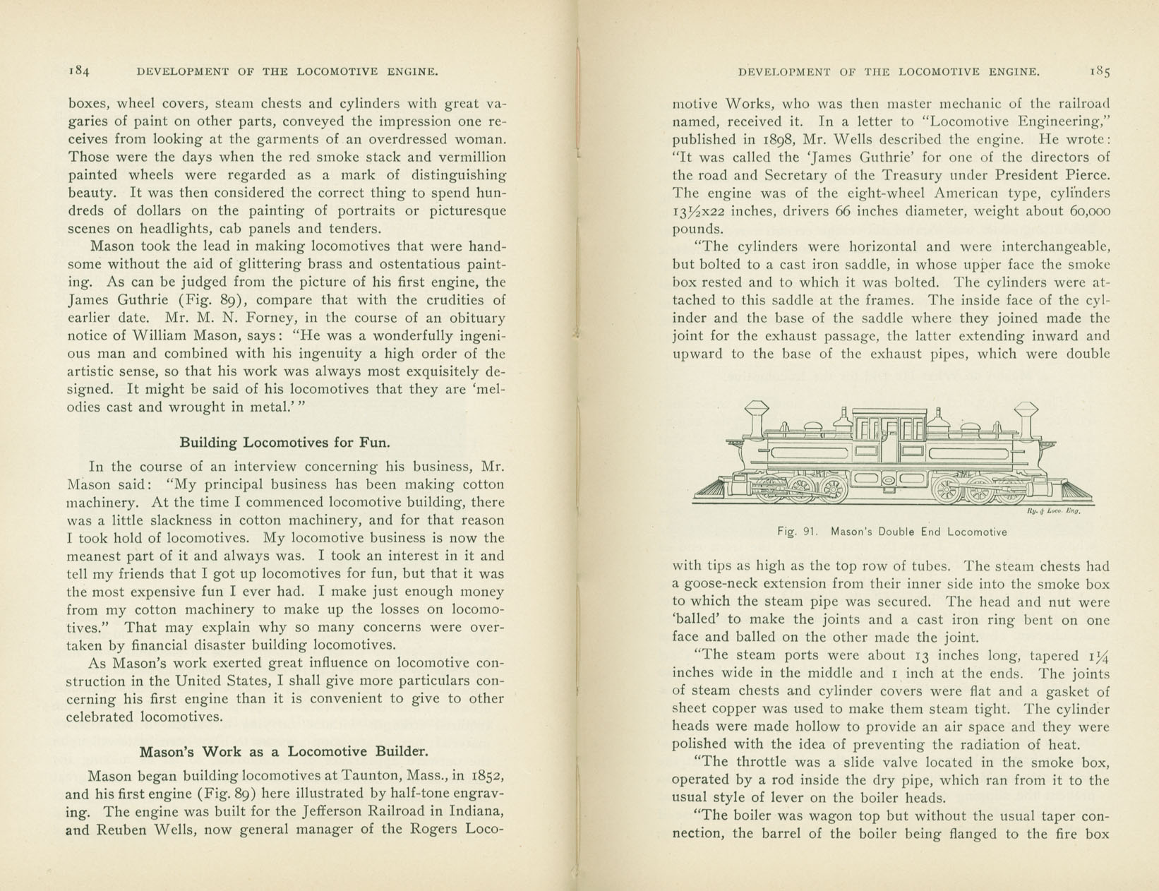 Development of the Locomotive Engine