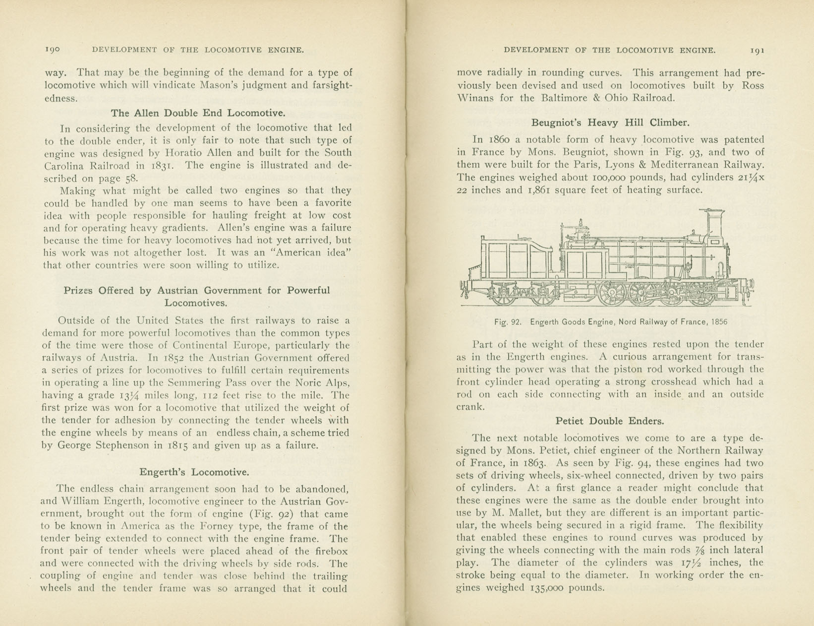 Development of the Locomotive Engine