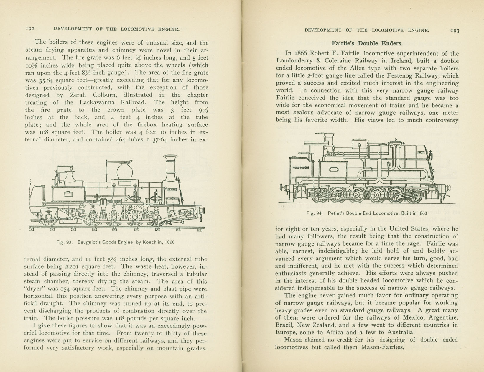 Development of the Locomotive Engine