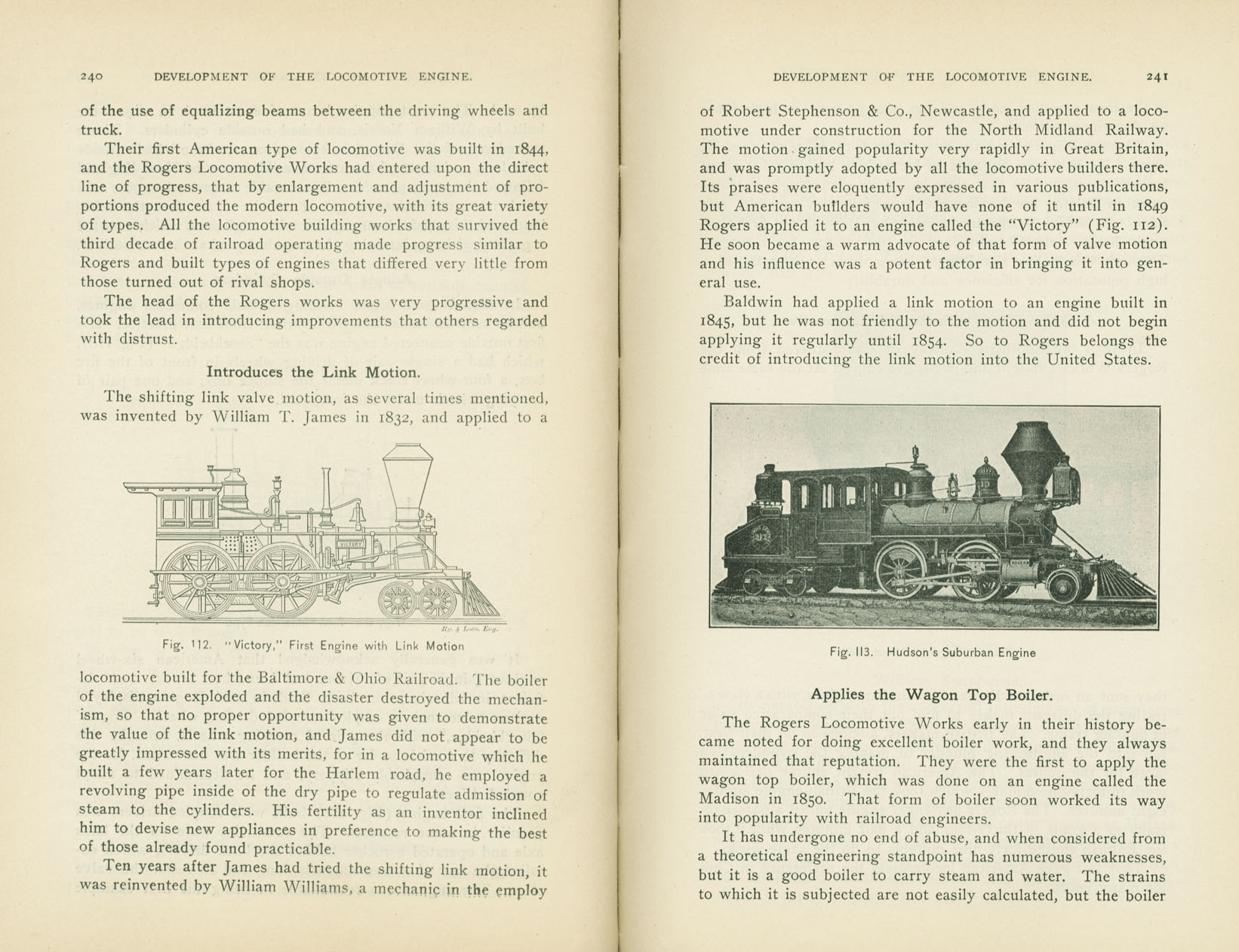Development of the Locomotive Engine