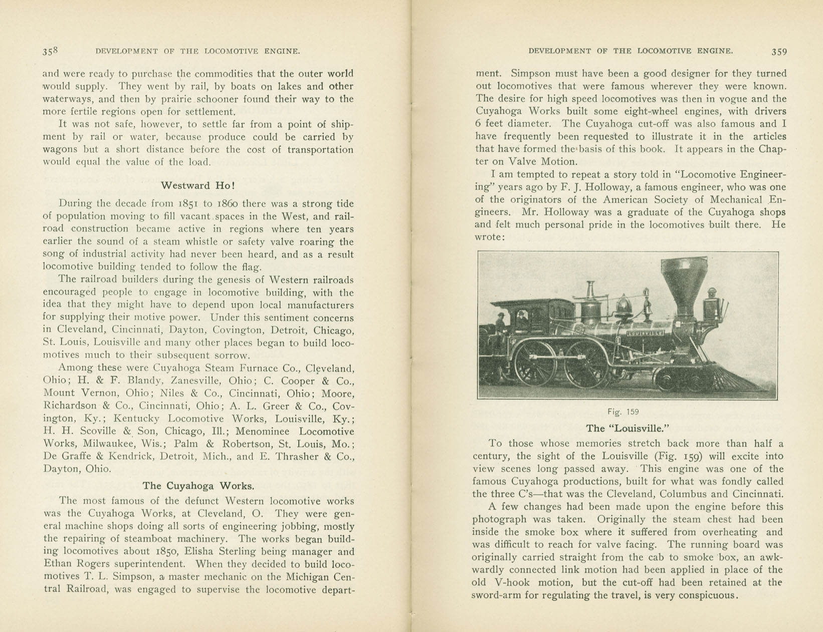 Development of the Locomotive Engine