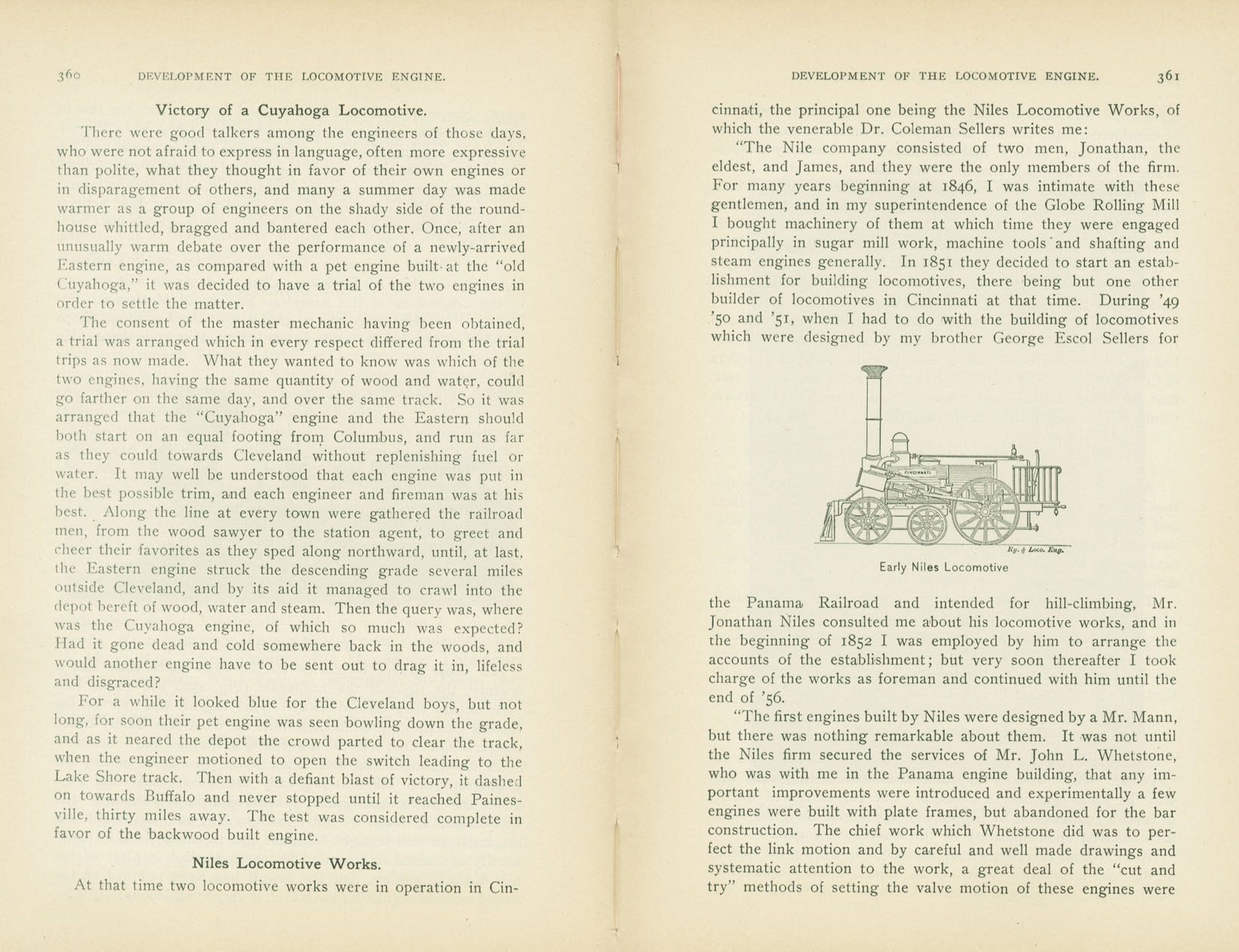 Development of the Locomotive Engine