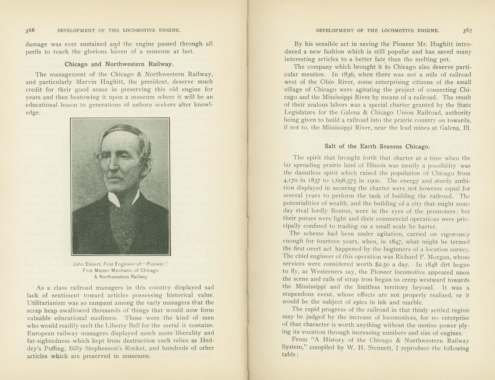 Development of the Locomotive Engine