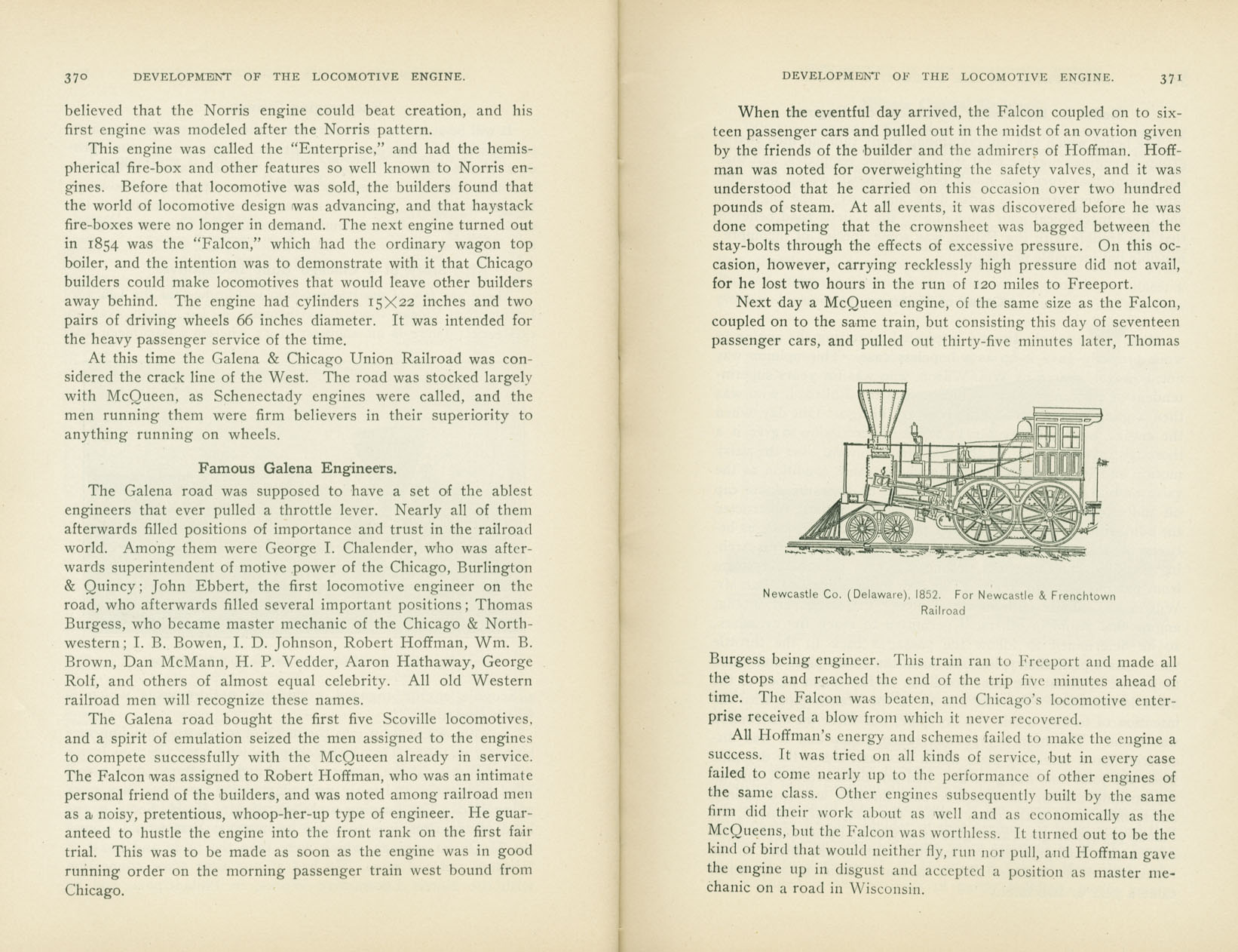 Development of the Locomotive Engine