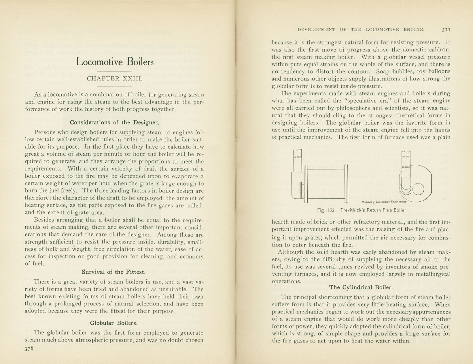 Development of the Locomotive Engine