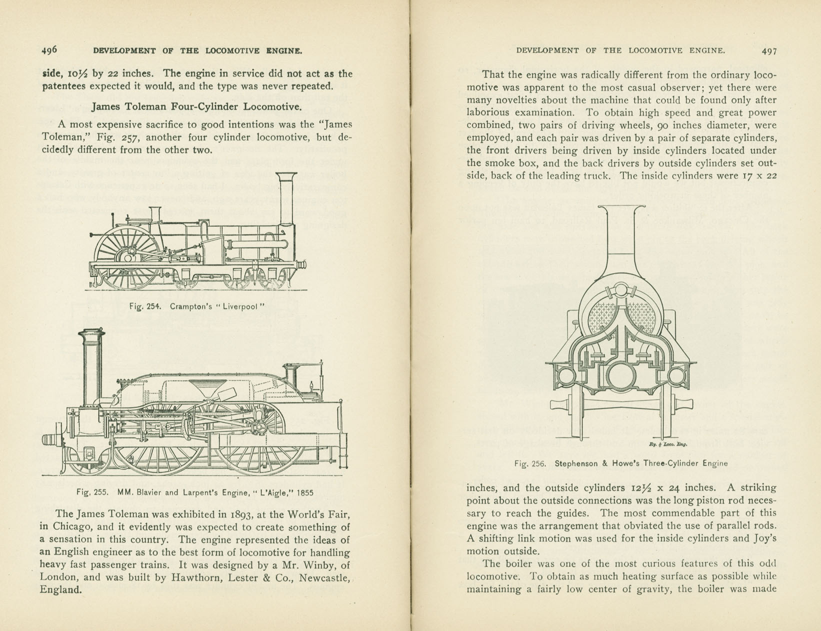 Development of the Locomotive Engine