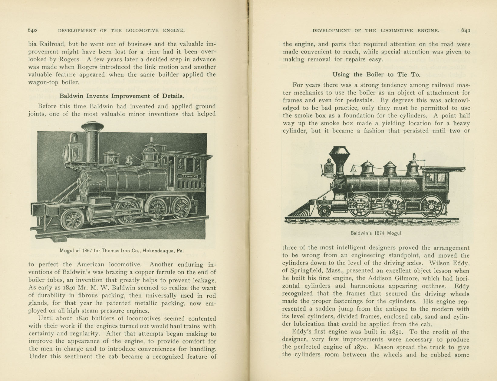 Development of the Locomotive Engine