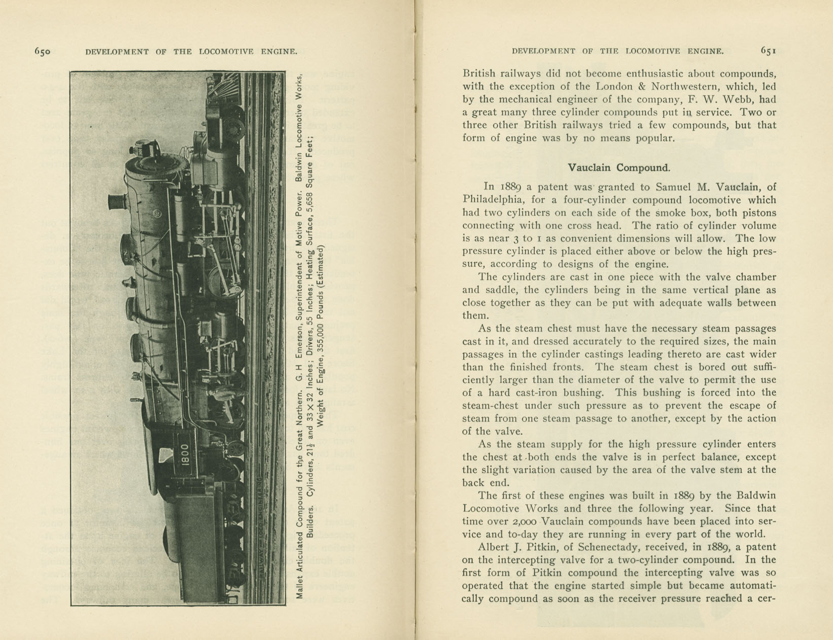 Development of the Locomotive Engine