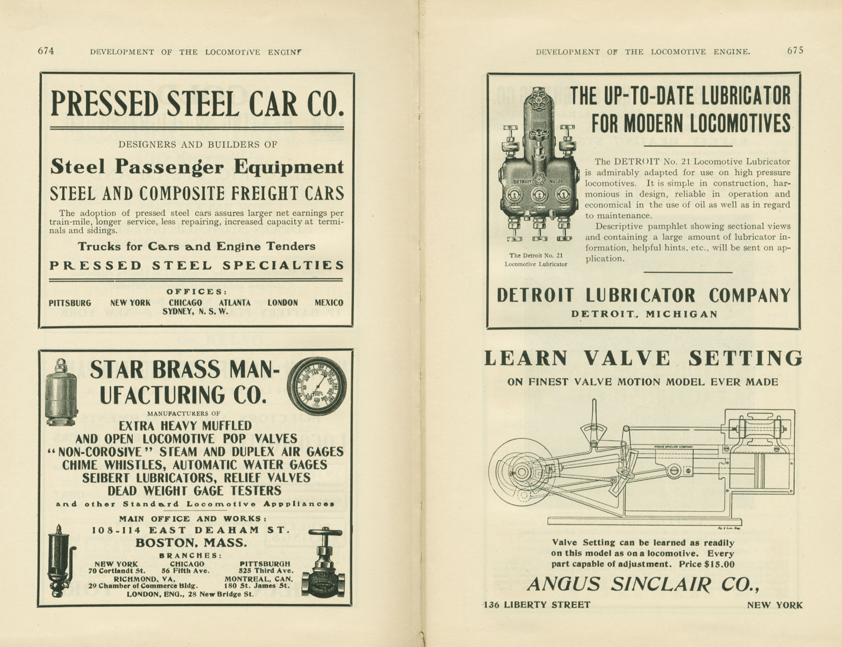 Development of the Locomotive Engine