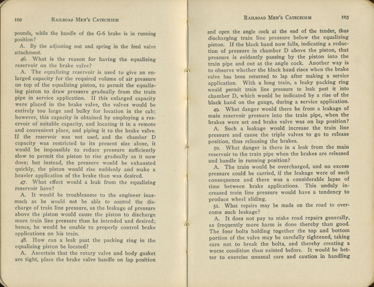 Railroad Men's Catechism