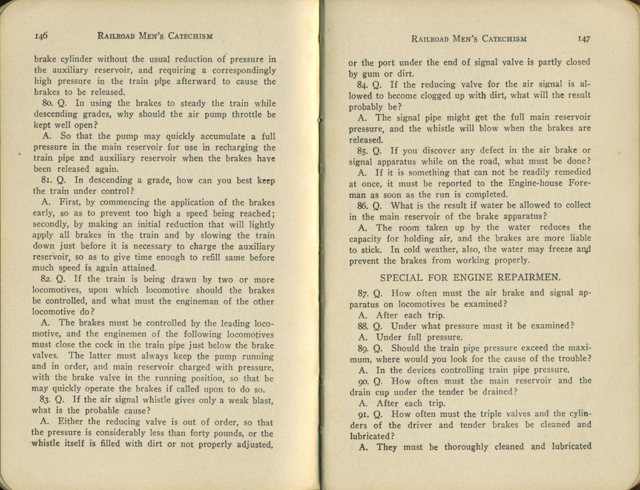 Railroad Men's Catechism