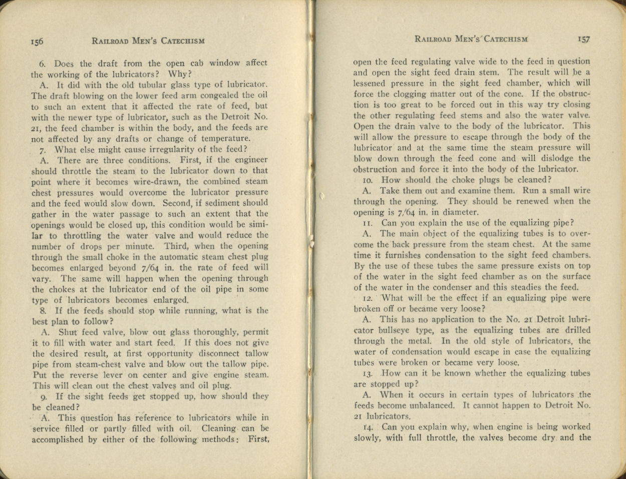 Railroad Men's Catechism
