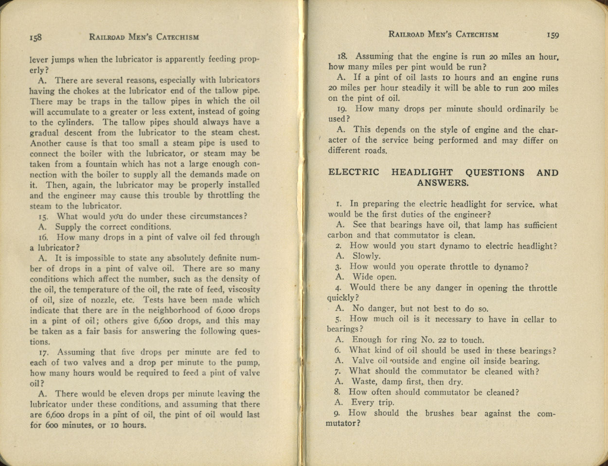 Railroad Men's Catechism