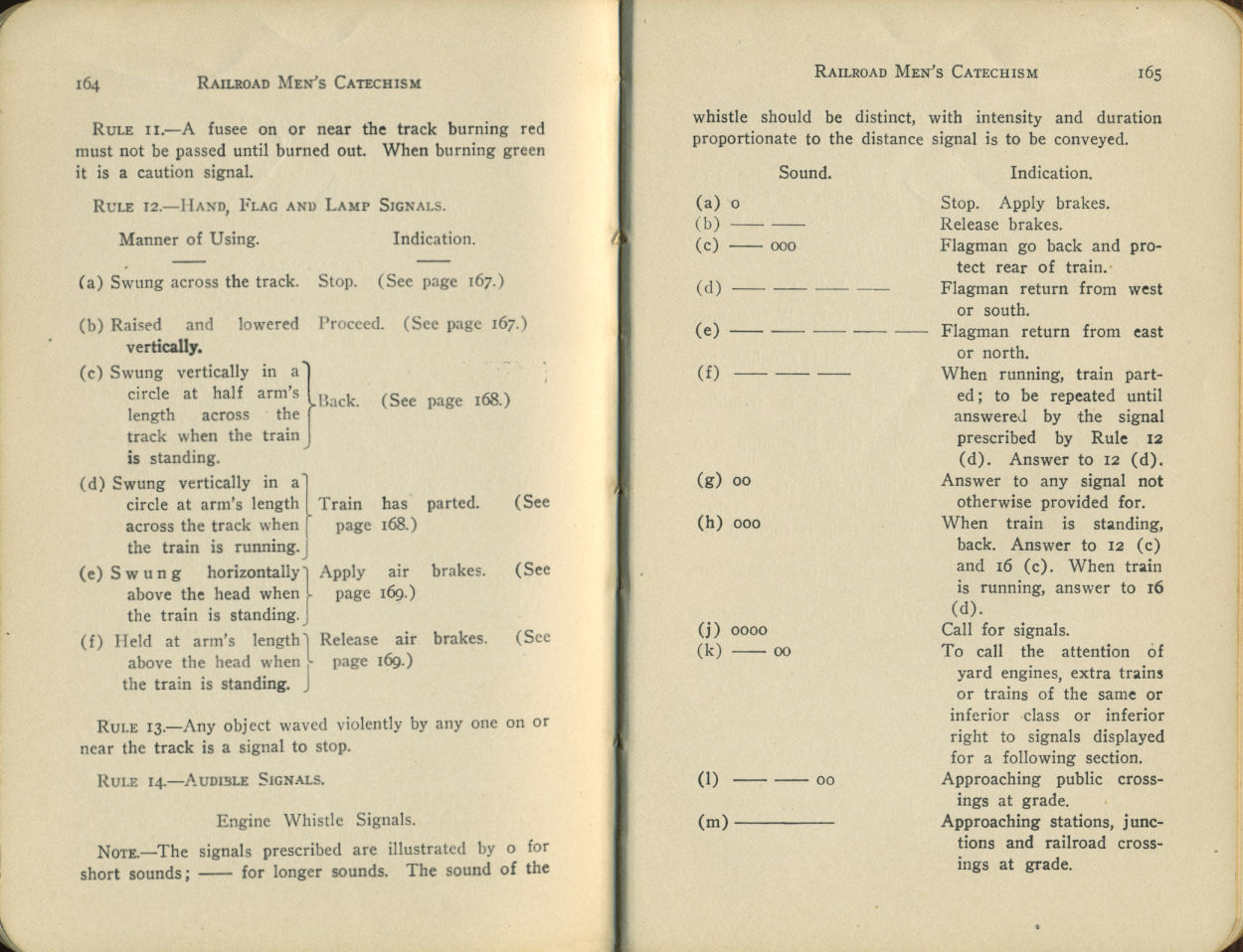 Railroad Men's Catechism