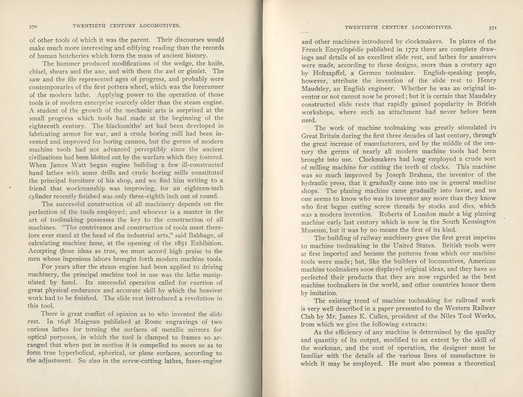 Twentieth Century Locomotives