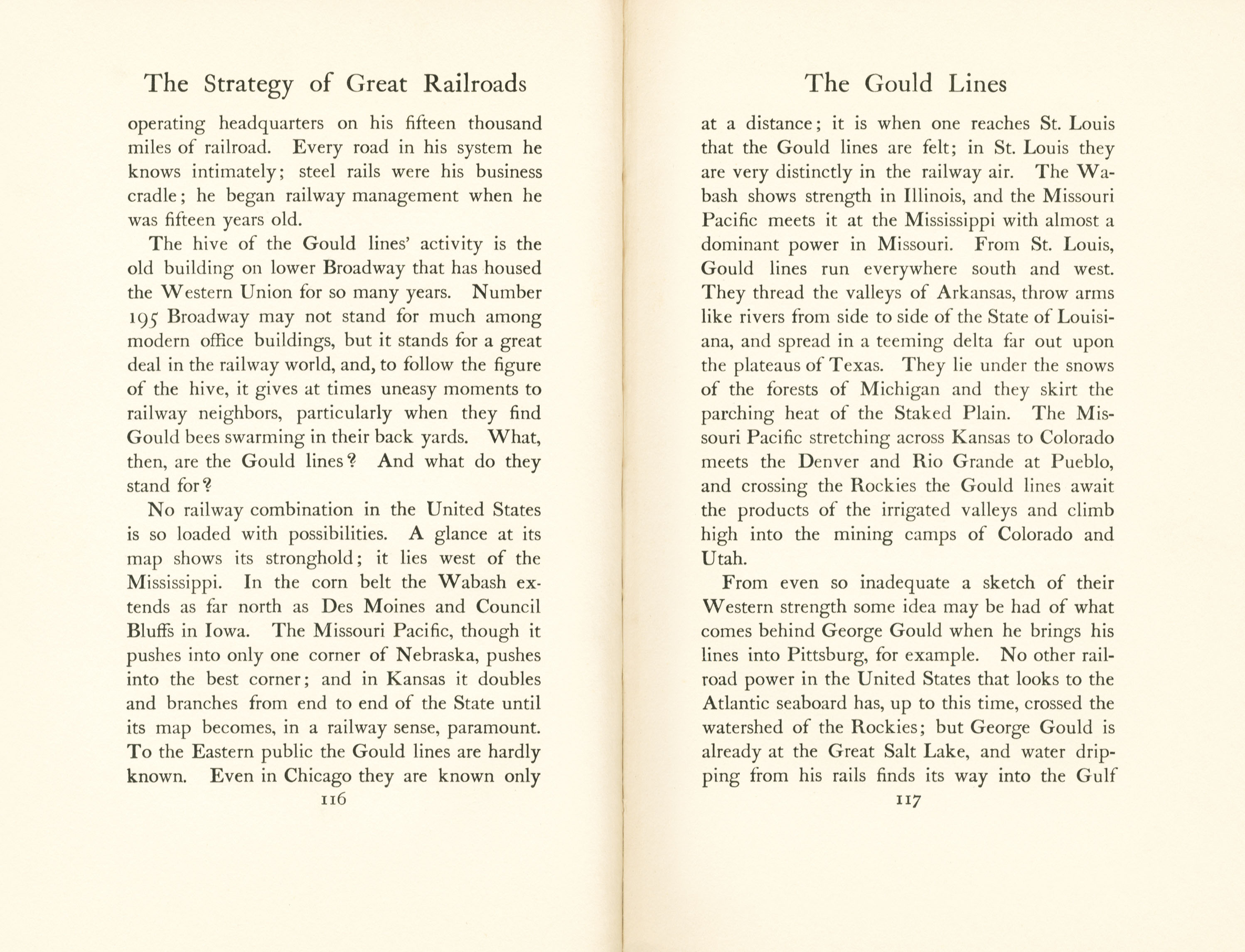 Strategy of Great Rail Roads