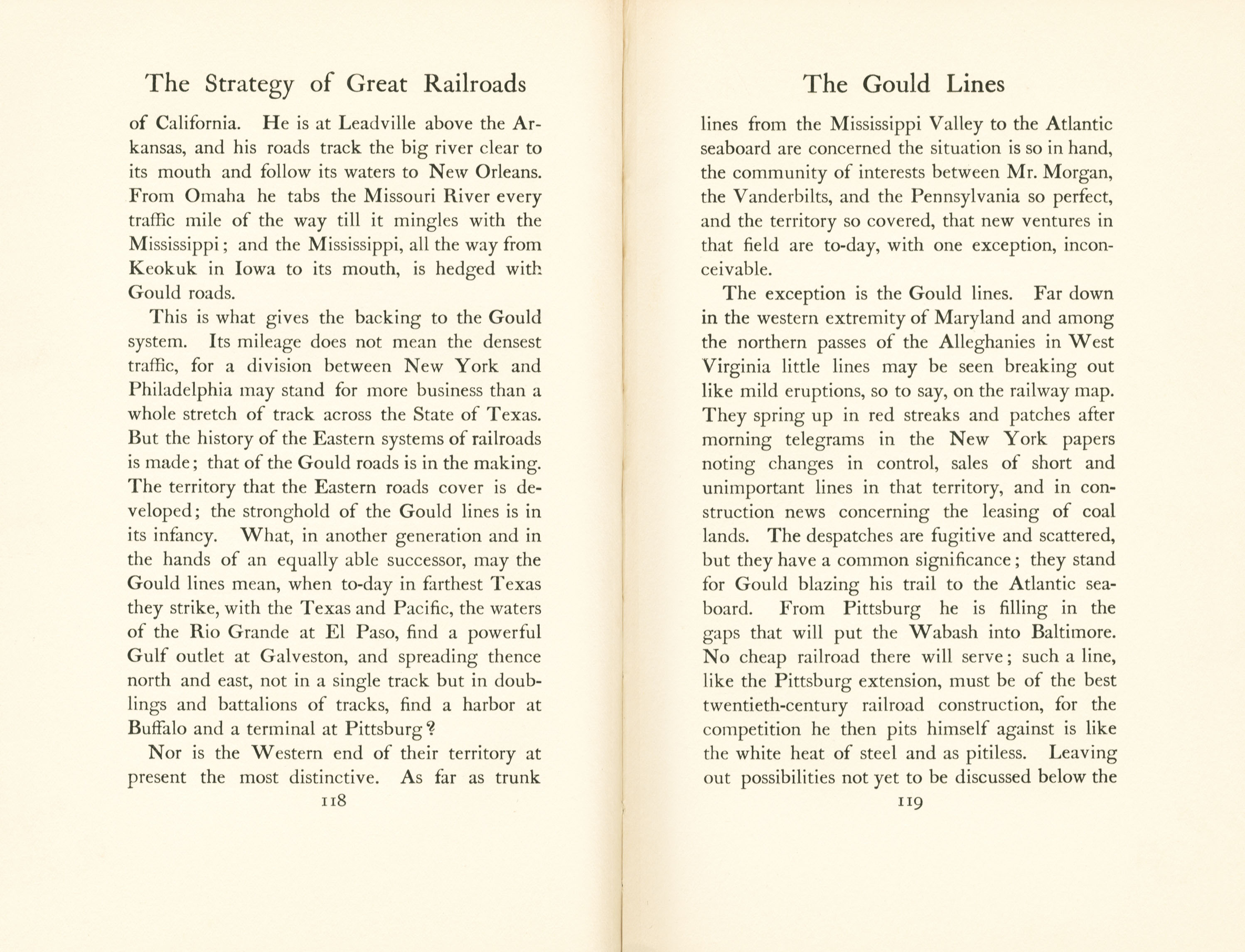 Strategy of Great Rail Roads