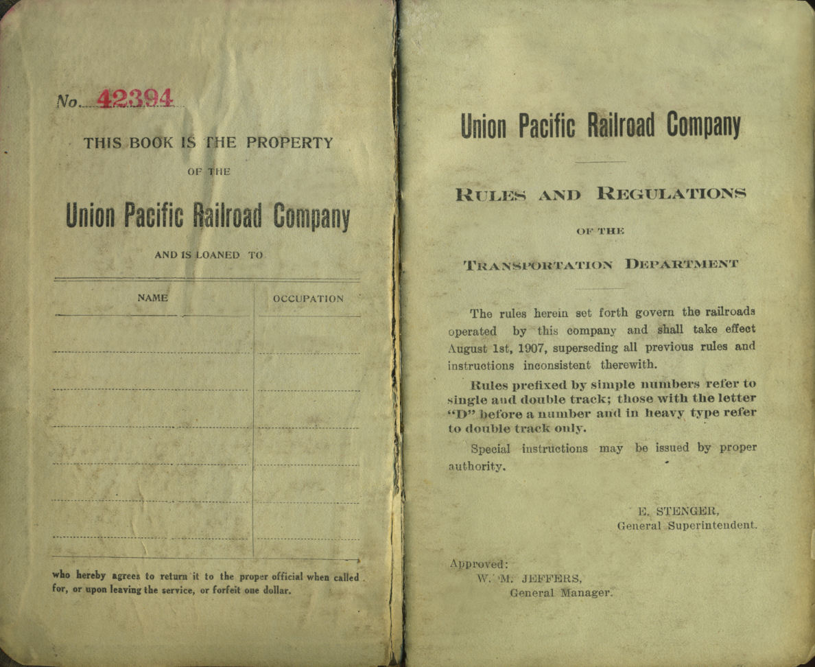 Rules and Regulations