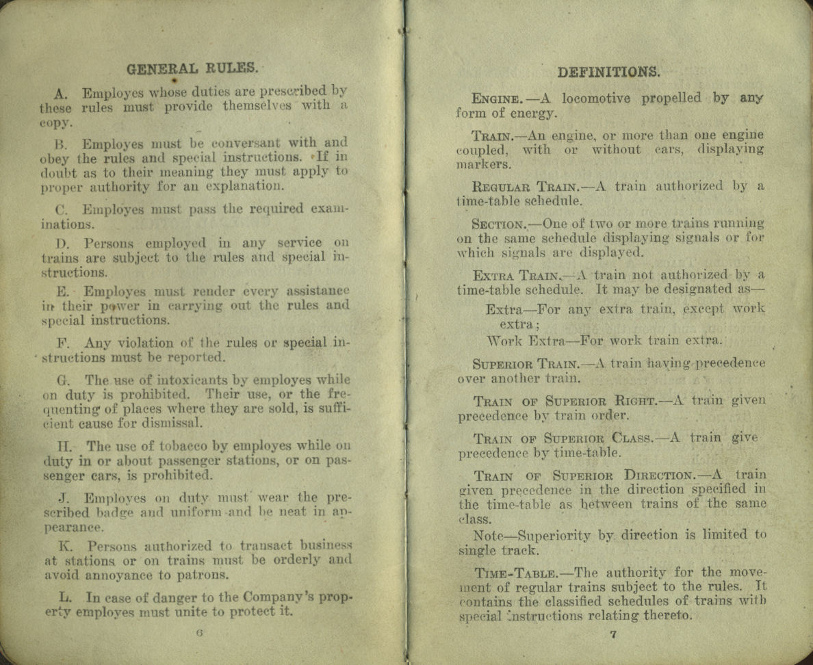 Rules and Regulations