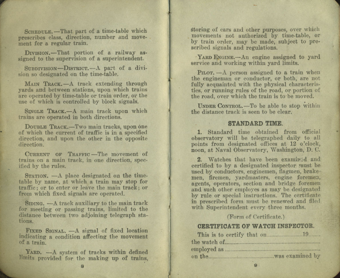 Rules and Regulations