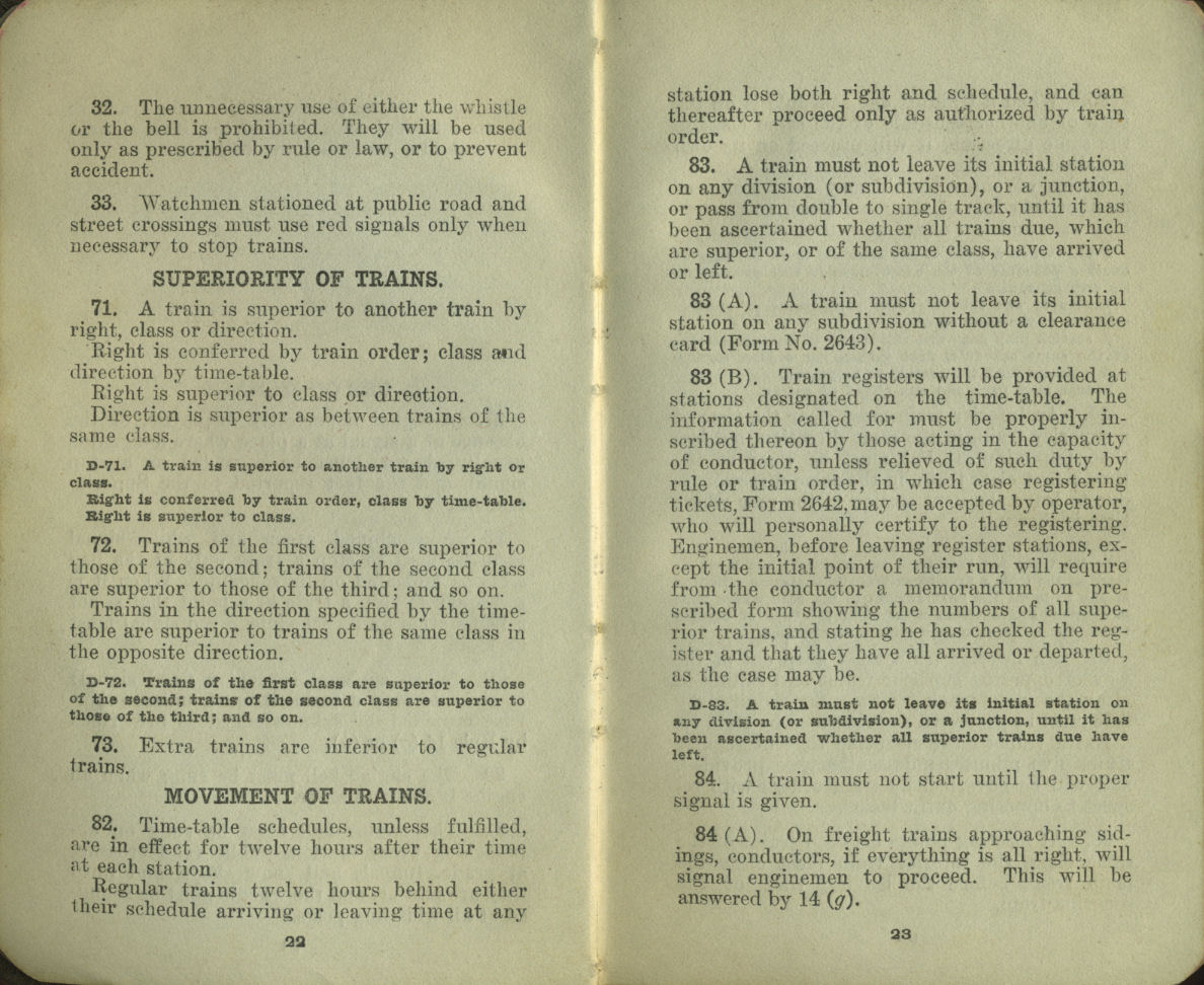 Rules and Regulations