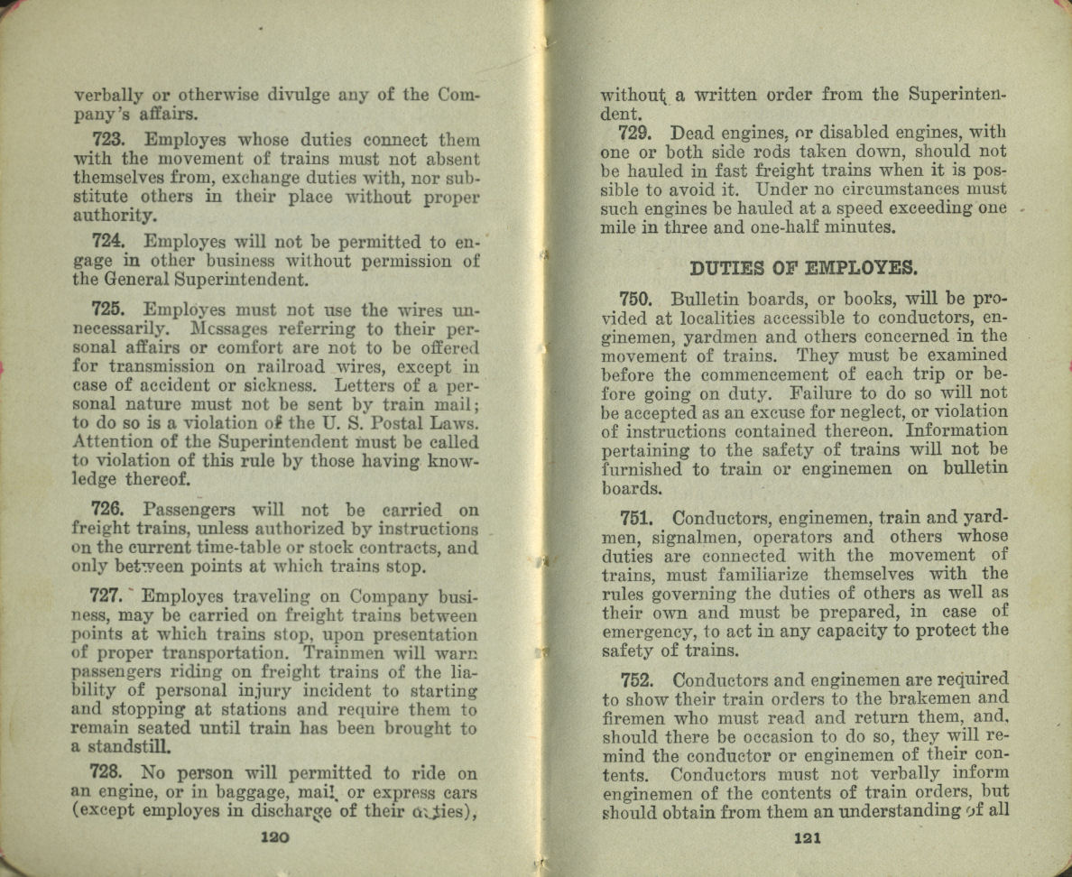 Rules and Regulations