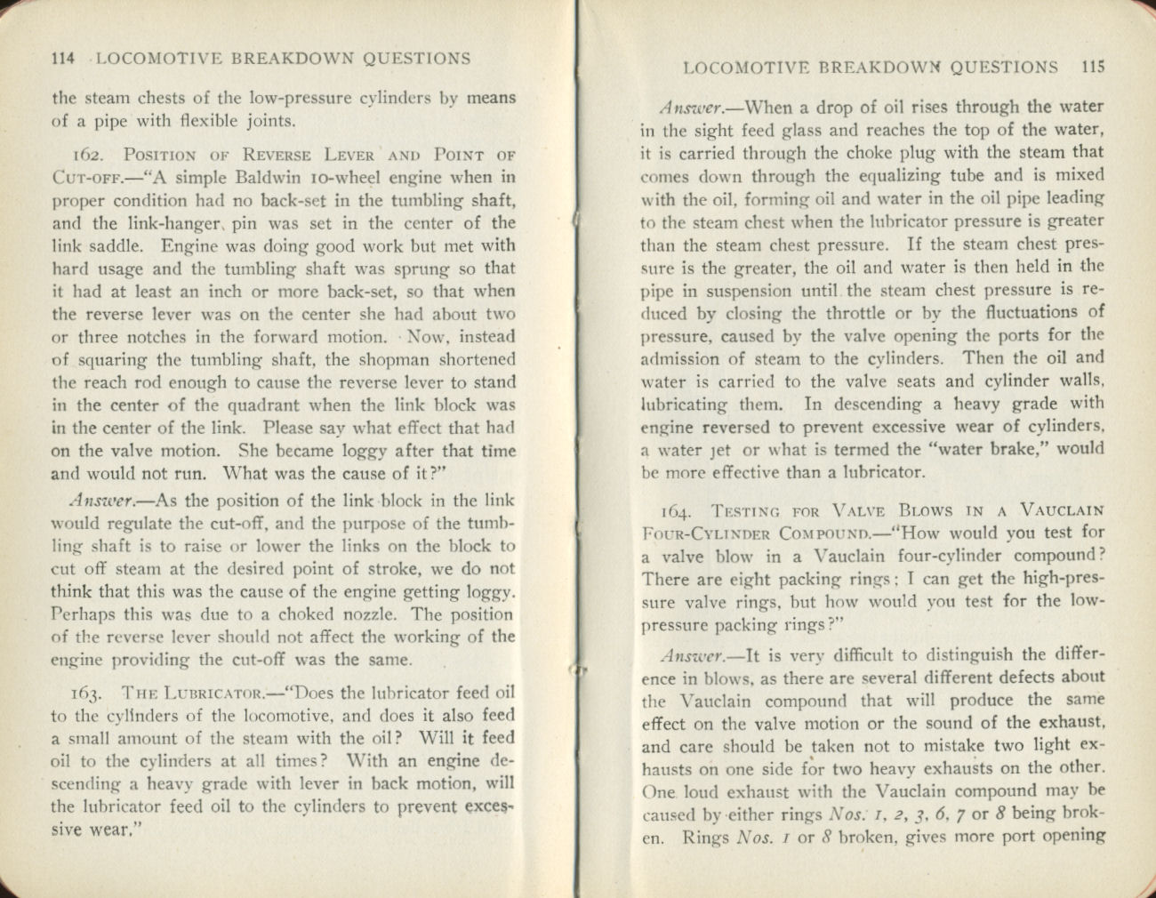 Locomotive Engine Breakdowns