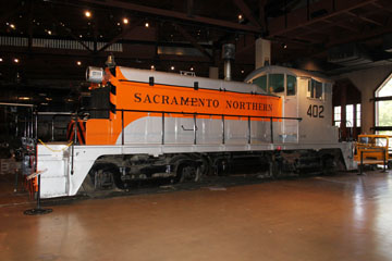 SN EMD SW1 #402, California State Railroad Museum