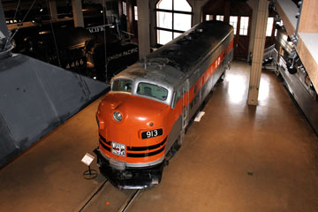 WP EMD F7 #913, California State Railroad Museum