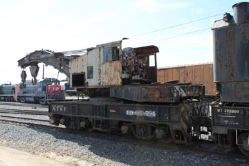 ATSF Wrecking Derrick #199774, Orange Empire Railway Museum