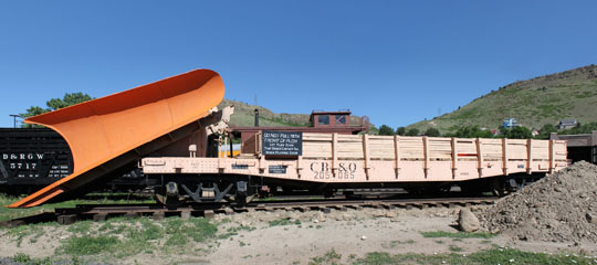 CBQ Wedge Plow #205065, Colorado Railroad Museum