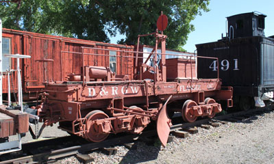 DRGW Flanger Plow #OC, Colorado Railroad Museum