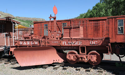 DRGW Flanger Plow #OC, Colorado Railroad Museum