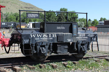WWIB Test Weight Car #910, Colorado Railroad Museum