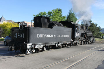 D&SNG K-37 #480, Durango