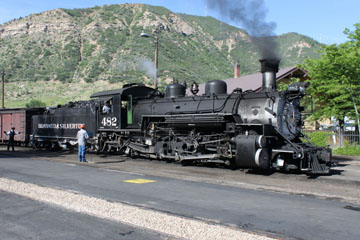 D&SNG K-37 #482, Durango