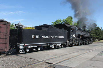 D&SNG K-37 #482, Durango