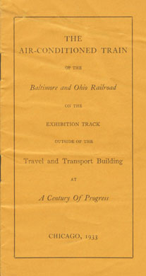 B&O, Air Conditioned Train