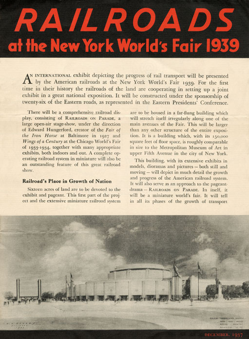 EPC, Railroads at the New York World's Fair