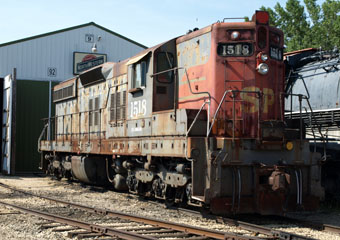 SP EMD SD7 #1518, Illinois Railway Museum