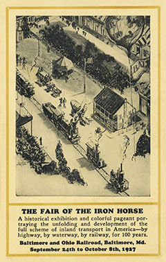 Fair of the Iron Horse, Postcard