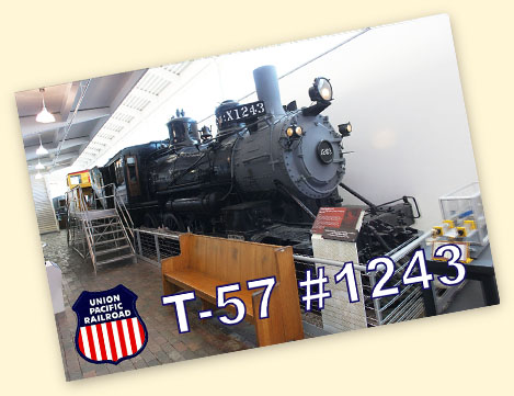 UP T-57 #1243, Durham Western Heritage Museum in Omaha, NE