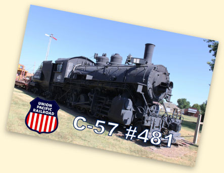 Union Pacific C-57 #481, Rails and Trails Museum, Kearney, NE