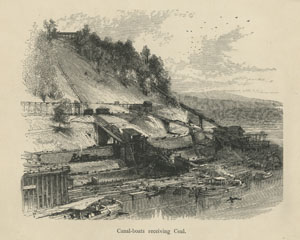 Canal Boats Receiving Coal, Picturesque America